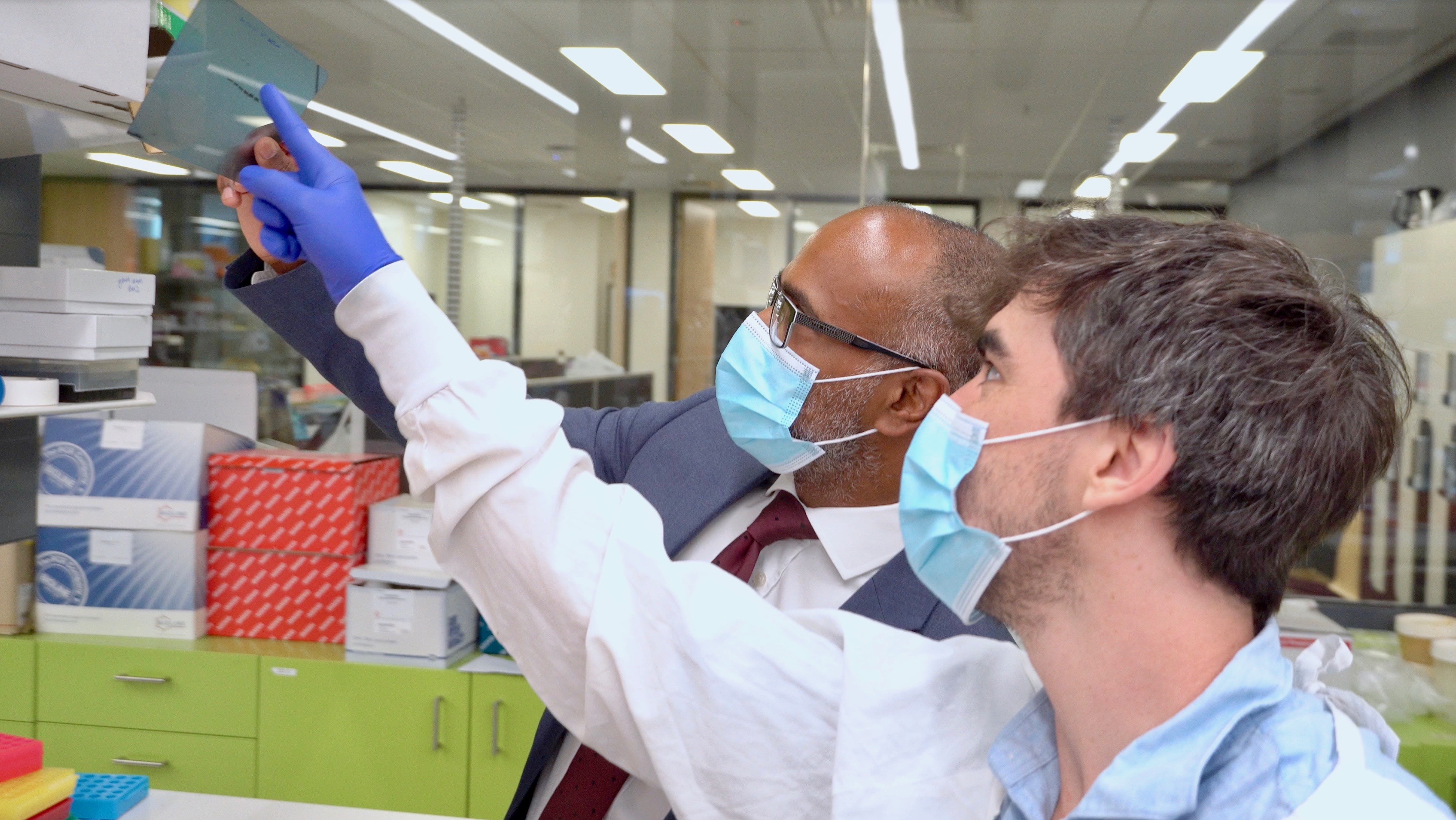Prof. Mark Dawson in the lab
